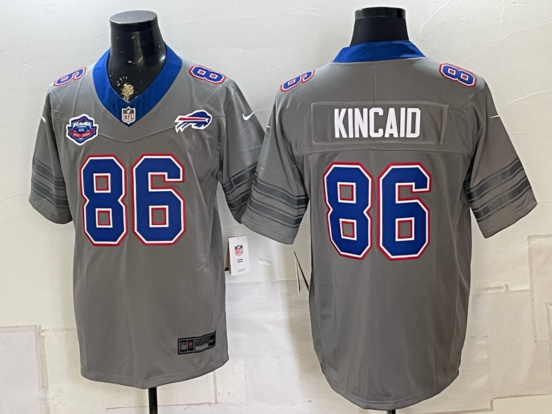 Men 2026 Buffalo Bills #86 Kincaid grey Nike Limited NFL Jersey 081105->buffalo bills->NFL Jersey